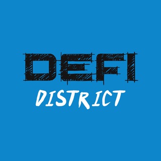 Logo of telegram channel defidistrict — DeFi District