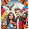 Telegram channel 🇩🇪DE 🤝 RU🇷🇺 logo