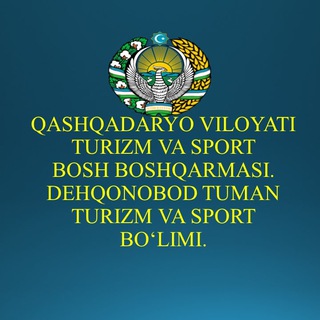Telegram kanalining logotibi dehqonobodtumanturizmvasport — Dehqonobod tuman Turizm va sport!