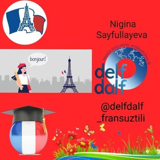 Telegram kanalining logotibi delfdalf_fransuztili — Fransuz tili🇫🇷