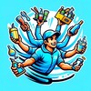 Логотип телеграм канала @deliverusdrinks — Доставка алкоголя и еды в России и мире