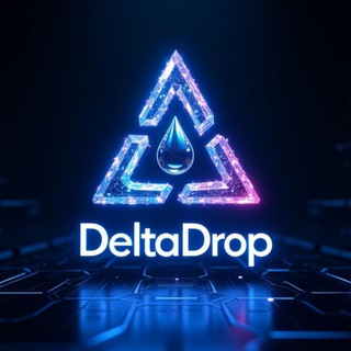 Логотип телеграм канала @delta_drop — DeltaDrop Δ