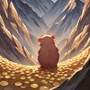 Логотип телеграм канала @demonichamsterru — Хомяк грызёт крипту