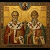 Логотип телеграм канала @demremyra — Храм Николая Чудотворца (г. Миры)