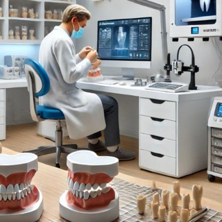 Логотип телеграм канала @dental_skill — Зубные техники. Бесплатное обучение
