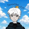 Логотип телеграм канала @depre33edking — депрессивный