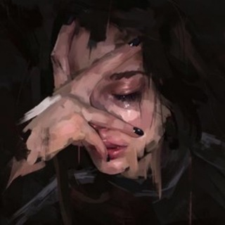 Логотип телеграм канала @depressiya100 — депрессивные строки