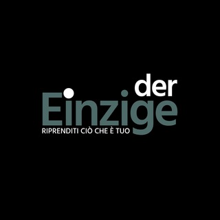 Logo del canale telegramma dereinzigeitalia - Der Einzige - Il fronte intellettuale