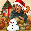 Логотип телеграм канала @derevenskar_r — В деревне с Алëнкой