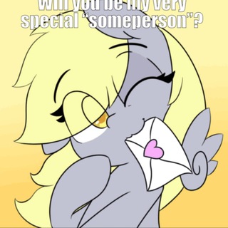 Логотип телеграм канала @derpy_hooves_mlp — Derpy Hooves 🤍💛 🙏