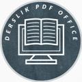 Logo saluran telegram derslikpdfoffice — Dərslik PDF Office