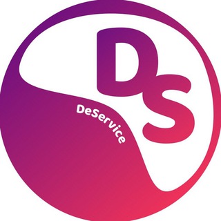 Telegram channel DeService | Дизайн logo