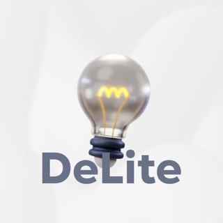 Логотип телеграм канала @design_lite — DeLite - всё о мире дизайна 💡