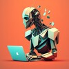 Логотип телеграм канала @designaitg — Веб-дизайн с AI