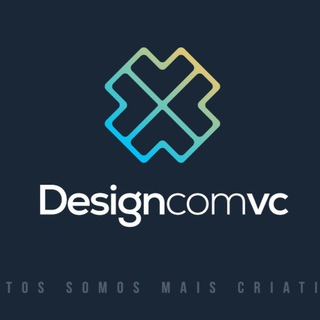 Logotipo do canal de telegrama designcomvc - Design com VC