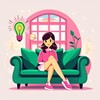 Логотип телеграм канала @designer_corner — Дизайнерский уголок | Интерьер | Дизайн