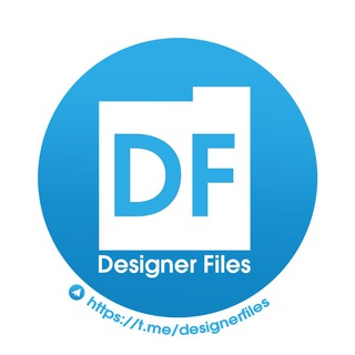 Logo of telegram channel designerfiles — Designer-Files -Logo-Vector