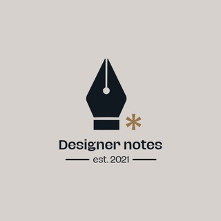 Telegram kanalining logotibi designernotess — Designer Notes