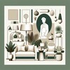 Логотип телеграм канала @designexelent — Дизайн интерьера: эстетика и гармония!