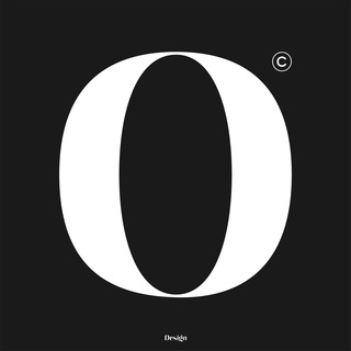 Logo of telegram channel designfolio — O Design | Portfolio
