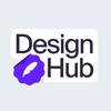 Логотип телеграм канала @designhub_journal — DesignHub