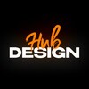 Логотип телеграм канала @designhuboff — DESIGN HUB