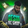 Логотип телеграм канала @desik_uc_shop — DËSIK UC SHOP