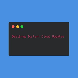Logo of telegram channel destinytorrentcloudupdates — Destinyz Cloud Updates