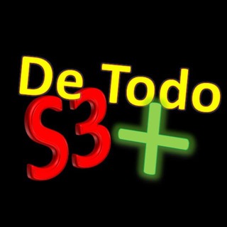 Logotipo del canal de telegramas detodos3plus - DE TODO S3 PLUS