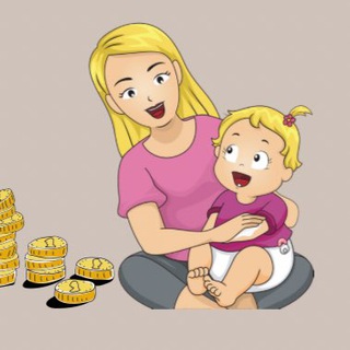 Логотип телеграм канала @detskieposobia — Детские пособия / выплаты / льготы семьям