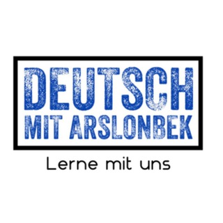 Logo of telegram channel deutschmitarslonbek — Deutsch mit ArslonBek🇩🇪