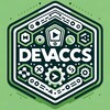 Logo of telegram channel devaccs — DEVACCS | Apple Developer | Google Play Console | FB BM Rent