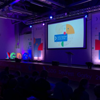 Логотип телеграм канала @devfest_2018 — DevFest Gorky 2018