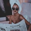 Логотип телеграм канала @devochkakaif — девочка кайф ♡ красота
