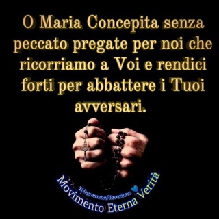 Telegram channel ️ 💠 Movimento Eterna Verità 💠 M. E. V. 💠 logo