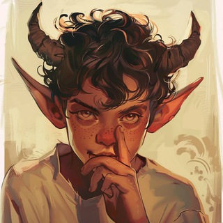 Логотип телеграм канала @diablo_znak — стой, дьявольский знак!