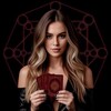 Логотип телеграм канала @diana_magical — твой архитектор идентичности [таро • матрица судьбы • саморазвитие]