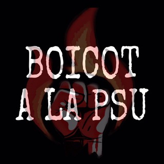 Logotipo del canal de telegramas difusionboicotpsu - Difusion Boicot PSU