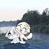 Логотип телеграм канала @digital_circus3 — ванилька и бисквит