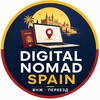 Логотип телеграм канала @digitalnomad_spain_ru — 🇪🇸 Digital Nomad Spain | ВНЖ • Переезд