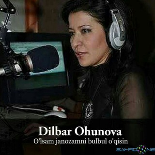 Telegram channel Dilbar Ohunova va boshqalar sherlari mp3 logo