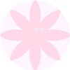Логотип телеграм канала @dinadesigning — дина, дизайн
