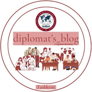 Telegram kanalining logotibi diplomats_blog — diplomat's_blog