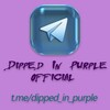Logo of telegram channel dipped_in_purple — Dipped In Purple