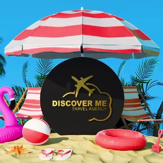 Логотип телеграм канала @discovermetour — DISCOVER ME TOUR 🛩🏖