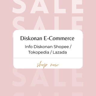 Logo saluran telegram diskonan_ecommerce — Diskonan E-Commerce 🎀