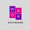 Логотип телеграм канала @distworkru — Distwork: вакансии, фриланс, удаленная работа