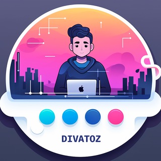 Логотип телеграм канала @divatoz — Джун на фронте
