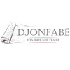 Логотип телеграм канала @djonfabe_textile — DJONFABÉ | Итальянские ткани | Москва