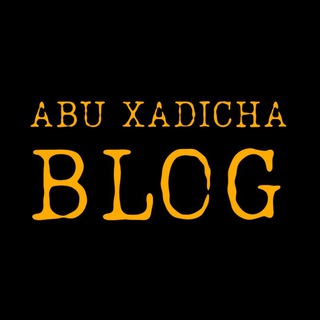 Telegram kanalining logotibi dm_author — Abu Xadicha